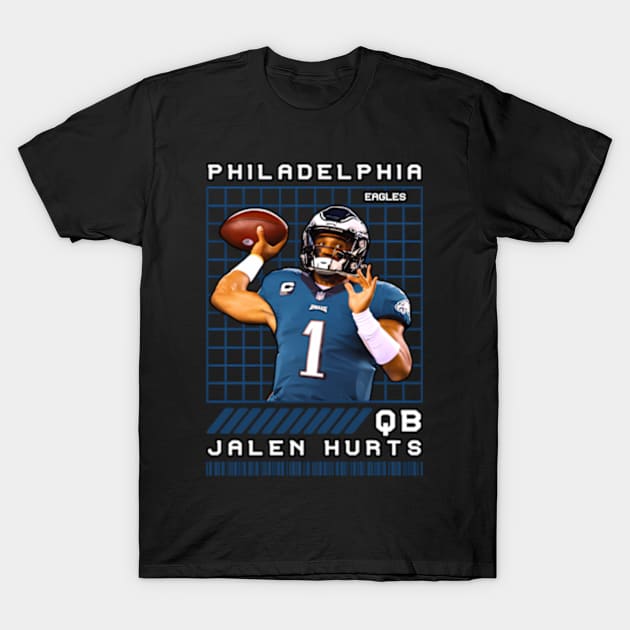 Jalen Hurts - Qb - Philadelphia Eagles T-Shirt by caravalo